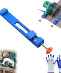 Adjustable Base Guide For Circular Saw Milling Portable ABS Clamp Precision Wood Cutting Guide For 4 To 6 Inch Saws And Marble Machines Locks Between 145mm And 208mm Pro Grade Saw Guide For Clean Accurate Cuts