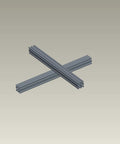 4040 Aluminum Extrusion Profile 200mm Long European Standard Linear Rail Frame For DIY 3D Printer CNC Workbench Automation Equipment Anodized Heavy Duty Aluminum Built To Last Make Your Build Solid, two gray extrusions crossed