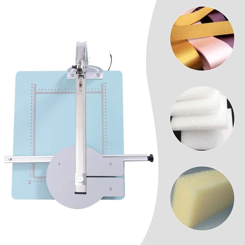 Workhorse 72W Hot Wire Foam Cutter Table Tool For Styrofoam Cutting And Sculpting, includes cutting table and foam samples
