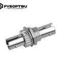 ST To ST Fiber Optic Coupler Adapters 50 Pack With Ceramic Ferrule For Extending Single Mode Cables Low Insertion Loss
