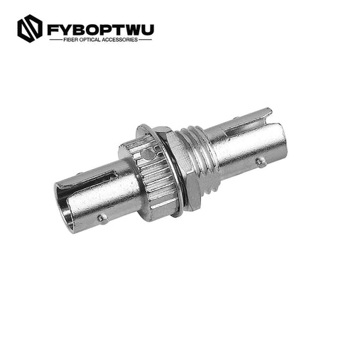 ST To ST Fiber Optic Coupler Adapters 50 Pack With Ceramic Ferrule For Extending Single Mode Cables Low Insertion Loss