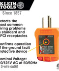 Digital Multimeter Electrical Test Kit With Non Contact Voltage Tester And Receptacle Tester For Diyers 600V AC DC 10A DC 2 Ohm