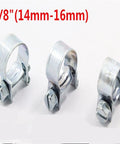 30 Pack 3/8 Inch Fuel Injection Hose Clamps Kit For Plumbing Automotive And Mechanical Projects Fits 14 To 16mm Tubing Open Ring Design With Bolt-On Securement Durable Metal Clamps For Fast Leak Free Performance