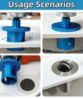 MiJunHD blue diamond core drill bit with double-layer brazed hole saw for porcelain tile stone (1 Pc) Amazon