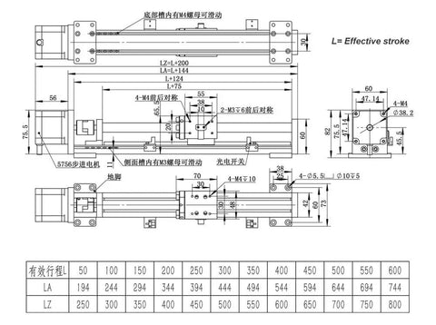 Pro-Grade X Y Linear Motion Axis Slide Table Stage With Ball Screw Drive For CNC Machines And Robotics, High Precision Linear Module, 600mm By 900mm Travel, Heavy Duty Ball Screws, Smooth Movement, Easy Mounting technical drawing with dimensions