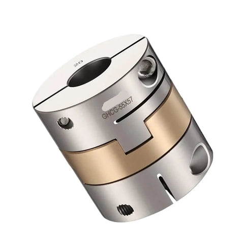 Heavy Duty Stainless Steel Flexible Shaft Coupler 5Mm By 8Mm Bore Oldham Rotary Link for CNC Gearbox showing detailed design.