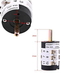 Keenso tire changer switch, white rotary dial with numbered scale and metal shaft for 110V 20A car tire changer