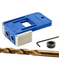 One Half Inch Doweling Jig Kit With Drill Bit And Stop Collar For Rock Solid Joints End Or Edge Reference Stops For Flush Faces