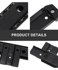 Close-up images of Heavy Duty Side Mounted Ball Bearing Drawer Slides With Full Extension Smooth As Butter Cold Rolled Steel Cabinet Rails.