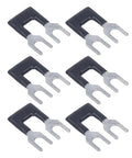 Fork Type Terminal Strip Jumper Block Barrier Electrical Crimp Easy Install Insulated Spade Wire Connector Cuttable with metal prongs