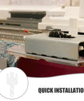 Yarn Tensioner Adapters for Knitting Machines, Compatible With Addi King, installed on knitting machine, quick install