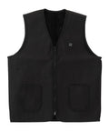 Front view of Adjustable Electric Heating Vest With Three Heat Levels For Outdoor Work Fishing Hiking And Camping, Size XL