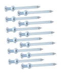 Metal spikes for Heavy Duty Lawn Aerator Shoes With Metal Peg Spikes 12 Pair Durable Soil Loosening Tool For Grass Aeration Promotes Healthy Root Growth And A Lush Patio And Garden.