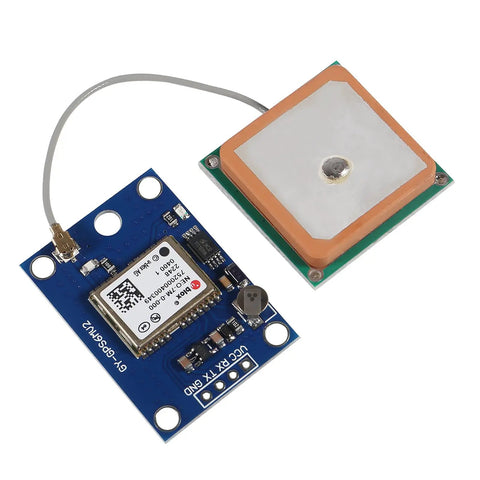 3 Pack NEO 7M GPS Module Upgrade For Flight Controllers With EEPROM Backup And Ceramic Antenna 9600 Baud TTL RS232 top view