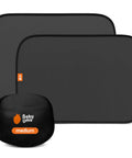 2 Pack Car Window Sun Shades For Kids, UPF 50+ UV Block, 14.2 By 21.3 Inches, Static Cling Privacy Covers With Travel Bag