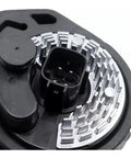 Close-up of Premium Cooling Water Pump Replacement 215813NF0A for Infiniti Q50 showing connector and cooling fins.