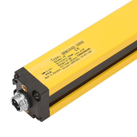 Infrared Safety Light Curtain Sensor System With 12 Beams 40mm Pitch And 525mm Sensing Height Includes Mounting Kit And Cables