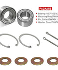 Built Tough Smooth Rolling Heavy Duty Rear Wheel Bearing Hub Assembly Kit For Polaris Atv Utv Sportsman Ranger Rzr Ace Xplorer Worker 40X74X40 Mm includes bearings and washers.