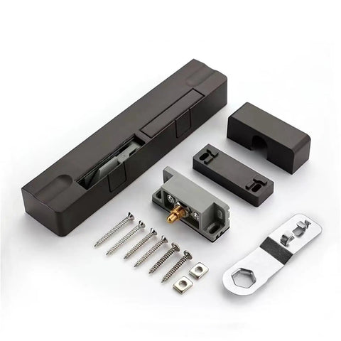 Door Damping Buffer For Flat Outward Opening Doors Invisible Wooden Hydraulic Closer In White Silent Self Closing Mechanism No Fuss Install