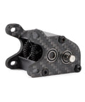Ultra Light Dual Motor Transmission Dig Overdrive Gearbox With Slipper Pad For 1/10 RC Crawler Rigs, carbon fiber case close-up