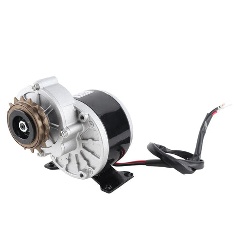 12V 250W DC Brush Motor With Gear Reduction, 2950 RPM, 16 Tooth Sprocket, Aluminum Alloy Shell, Copper Coil For Bicycle And Scooter Upgrades