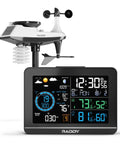 All-In-One Weather Station With 6-Inch VA Display And Outdoor Sensor, Wireless Indoor Outdoor Temperature And Humidity Monitor