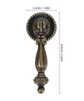 Vintage Retro Zinc Alloy Cabinet Knob Round Pull Handle With Single Hole For Kitchen Bedroom Closet Doors Old School Vibe