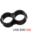 Must-Have Twenty Pack Drip Irrigation Fittings For One Half Inch Tubing And Sixteen Millimeter Drip Tubing End Closure Plugs Kit