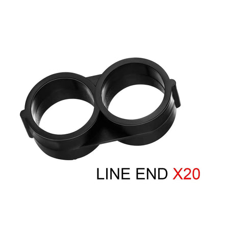 Must-Have Twenty Pack Drip Irrigation Fittings For One Half Inch Tubing And Sixteen Millimeter Drip Tubing End Closure Plugs Kit