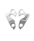 Two Pack Derailleur Hanger 38 CNC Alloy Rear Mech Dropout Replacement for Mountain Bikes No Fuss 6061 Aluminum Precision Fit