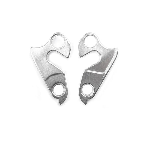 Two Pack Derailleur Hanger 38 CNC Alloy Rear Mech Dropout Replacement for Mountain Bikes No Fuss 6061 Aluminum Precision Fit