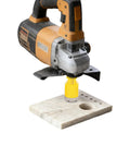 Premium 10 Pcs Diamond Core Drill Bit Set With Heavy Duty Hole Saw Kit In Yellow For Cutting Tile Granite Marble And Stone Smooth And Fast, yellow diamond core bit drilling marble