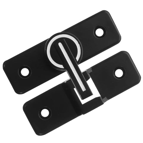 Heavy Duty Stainless Steel Slide Bolt Lock With Glow In Dark Night Light Feature And Pick Proof Ball Catch For Sliding Barn Doors Screens And Garden Gates No Sweat Install Smooth Glide Action, black finish
