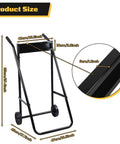 Heavy Duty Outboard Boat Motor Stand With Wheels 165 Lb Load Capacity Portable Motor Trolley with dimensions