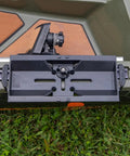 TracPak Quick Release Mounting Base for Track Mount Storage Boxes with micro adjustment slots on kayak track