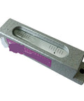 Dead Nuts Accurate Mini Spirit Level With Bulletproof Build For Heavy Duty Shop Work measuring true flats and slopes in grey.