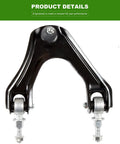 10 Piece Front Suspension Kit For Honda Accord 1994 To 1997 And Acura CL 1997 To 1999 With Upper Control Arms Ball Joints Tie Rod Ends And Sway Bar Links Bolt On For A Solid Smooth Ride Replacement. Black upper control arm with ball joints and bolts