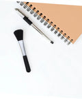 Twenty Piece Keyboard Cleaning Brush Set For Gaming Setup Electronics Soft Bristle Dust Removal Tool Sturdy Wood Handle Deep Clean Keycap Detailing Best For Home Office Tasks, soft-bristle brush and mini detail brush on notebook