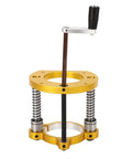 Premium Heavy Duty Router Lift Base For Woodworking Tables featuring aluminum alloy body and stainless steel stop bar.