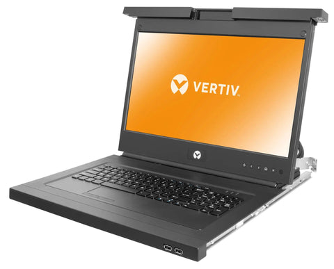 Premium 1U Rack Mount Kvm Console With An Epic 18.5 Inch Lcd Widescreen Tray and Super Crisp 1600X1200 Resolution USB VGA connection view.