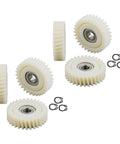 Electric Bike Hub Motor Planetary Gear Set with 608 Bearings 6 Nylon Stainless Steel Replacement Gears 31T 35T and 36T