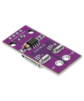 Rock Hard Hall Current Sensor Module Rated At One Hundred Fifty Amps Made For Motor Control Circuit Designs And Garage Builds Featuring Ten Millivolt Per Amp Sensitivity, compact purple circuit board.