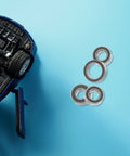 16 Pcs RC Ball Bearing Kit For RC Car With Deep Groove Design And High Strength Steel For Enhanced Stability, Flexible Compatibility, Quick Replacement, And Easy Installation For Upgrading, Repair, And Maintenance, shown with RC car
