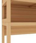 Heavy Duty Five Tier Metal Storage Rack With Adjustable Height Shelves And Reinforced Steel Frames, close-up view of shelves.