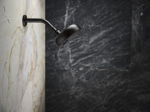 Statement Wall Mount Shower Arm for High Flow Showerhead, Solid Brass Construction That Resists Corrosion, Half Inch NPT Connection