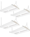 Top Shelf 2 Foot Led Linear High Bay Shop Lights With Smart Motion Sensor 155W Hella Bright 20925 Lumens 5000K Daylight 4 pack view