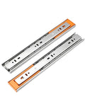 Heavy Duty Stainless Steel Drawer Slides Featuring Dang Smooth Soft Close System Over Three Section Full Extension Tracks for cabinet upgrades.
