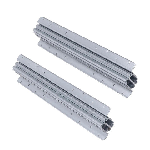 Undermount Heavy Duty Drawer Slide With Thickened Cold Rolled Steel For Stair Bottom Cabinets, 32 Inch Concealed Runner Glide, Built To Last Up To 120kg (264.6lb), Adjustable Length 800 To 1850mm, Ultra Durable High Cycle Rail, pair shown