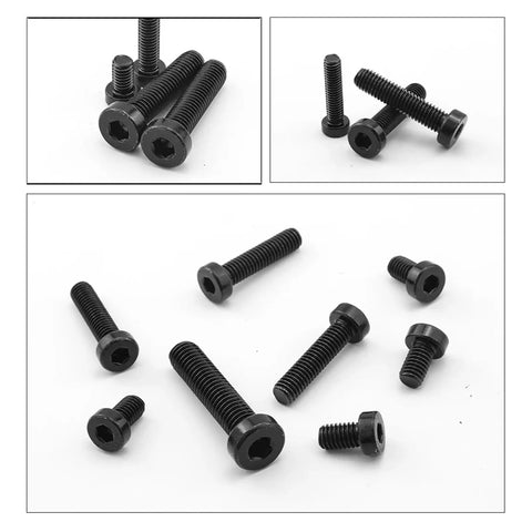 Heavy Duty 12.9 Grade Low Profile Hex Socket Cap Screws Assorted Metric Bolt Kit M3 M4 M5 M6 M8 M10 M12 Solid Thin Head Carbon Steel No Nonsense Diy Essential Badass Pro Shop Upgrade