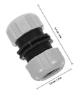 Get Your Garden Hose Back In Action With This Sturdy 4 Piece Repair Kit Featuring Quick Connect Adapters That Make Installation A Breeze For Watering Plants And Keeping Everything Leak Free. Gray plastic hose connector, 5.3 cm x 3.3 cm